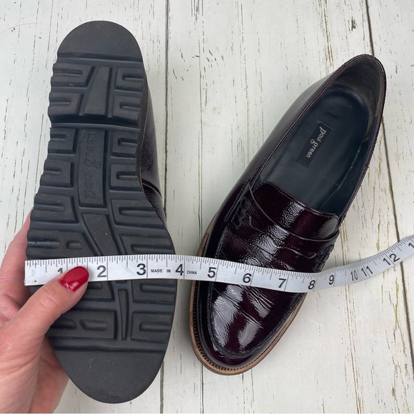 Paul Green Carmel Crinkle Leather Loafers - Picture 8 of 16